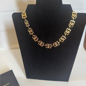 Dolce & Gabbana Gold Logo Necklace